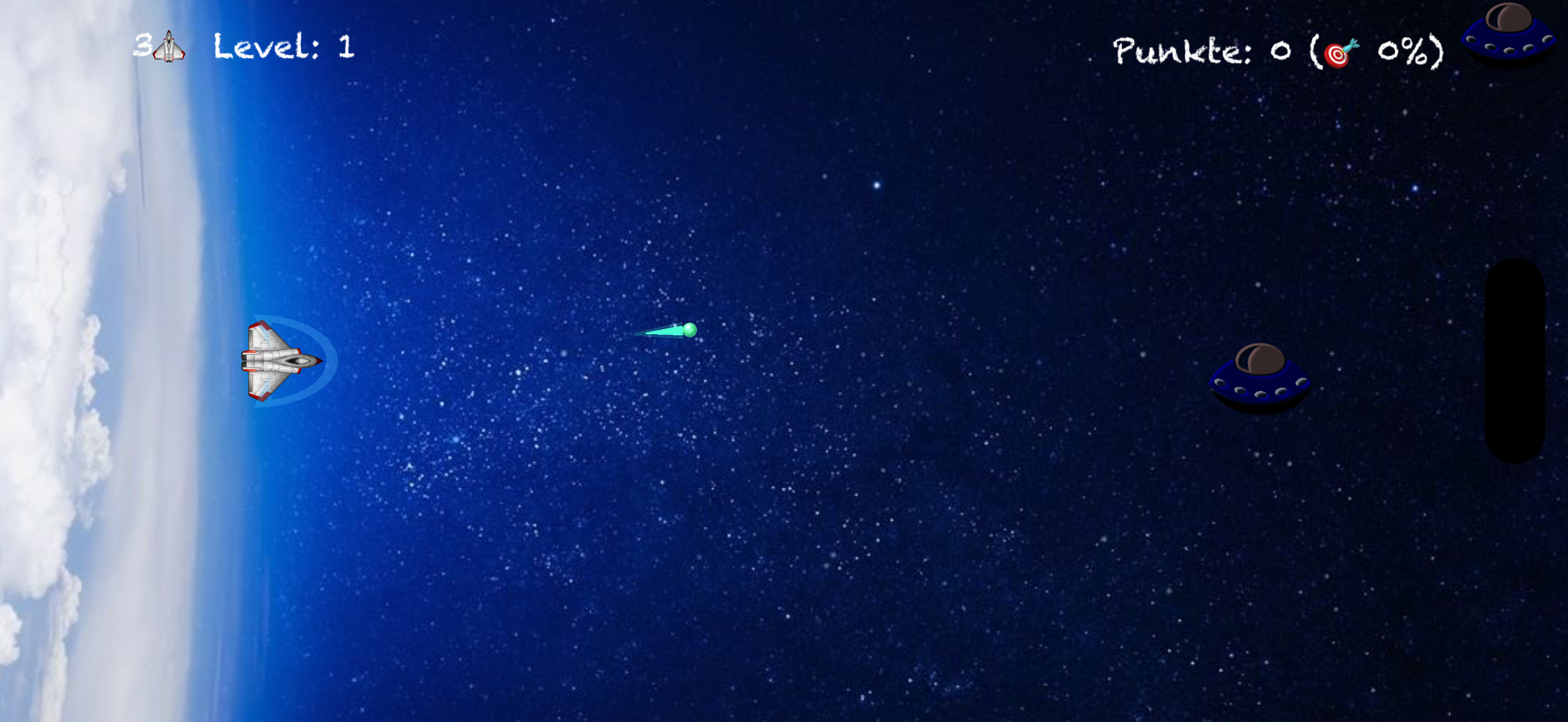 Astro Siege gameplay with enemy ships