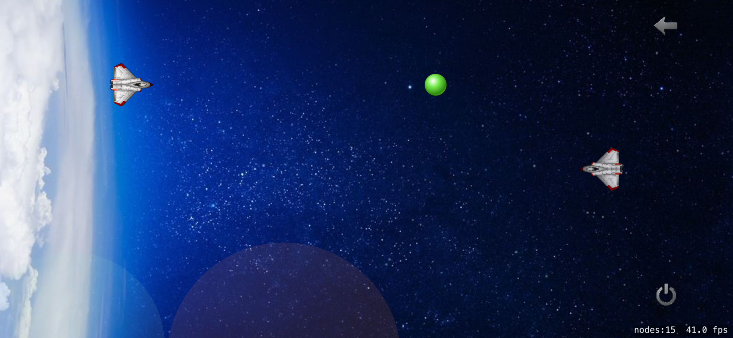 Astro Siege Powerup Screenshot – Weltraumspiel iOS